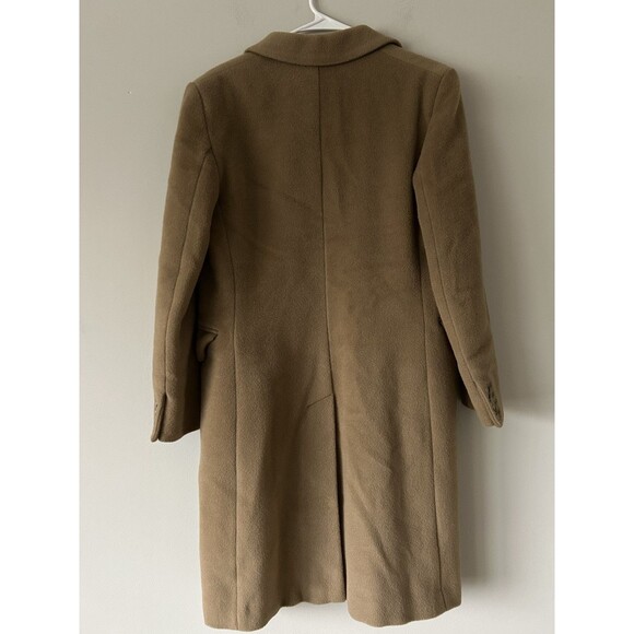 Intrend by Max Mara Made In Italy Long Brown 100% Wool Coat Size 4 Chic Luxury - Picture 2 of 13
